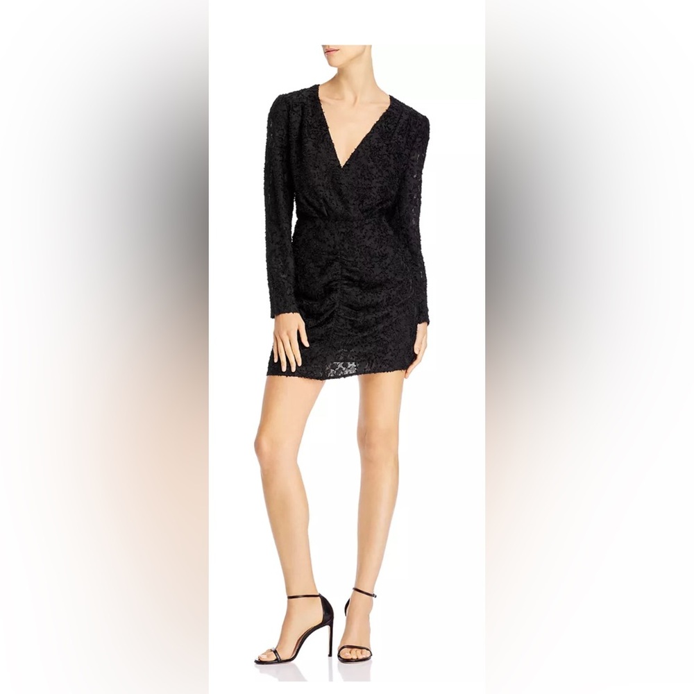 WAYF Rae Puff-Sleeve Sheath Dress